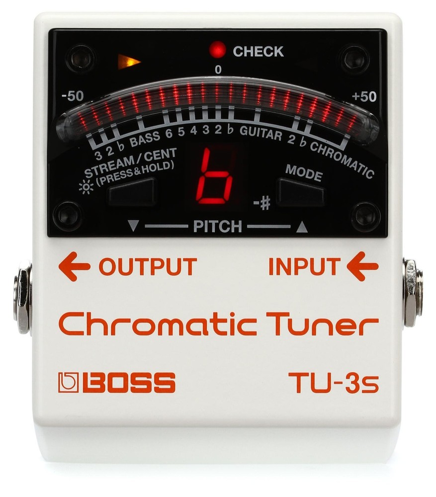 Boss TU-3S Chromatic Tuner + EBS EBS-PG18 Value Bundle