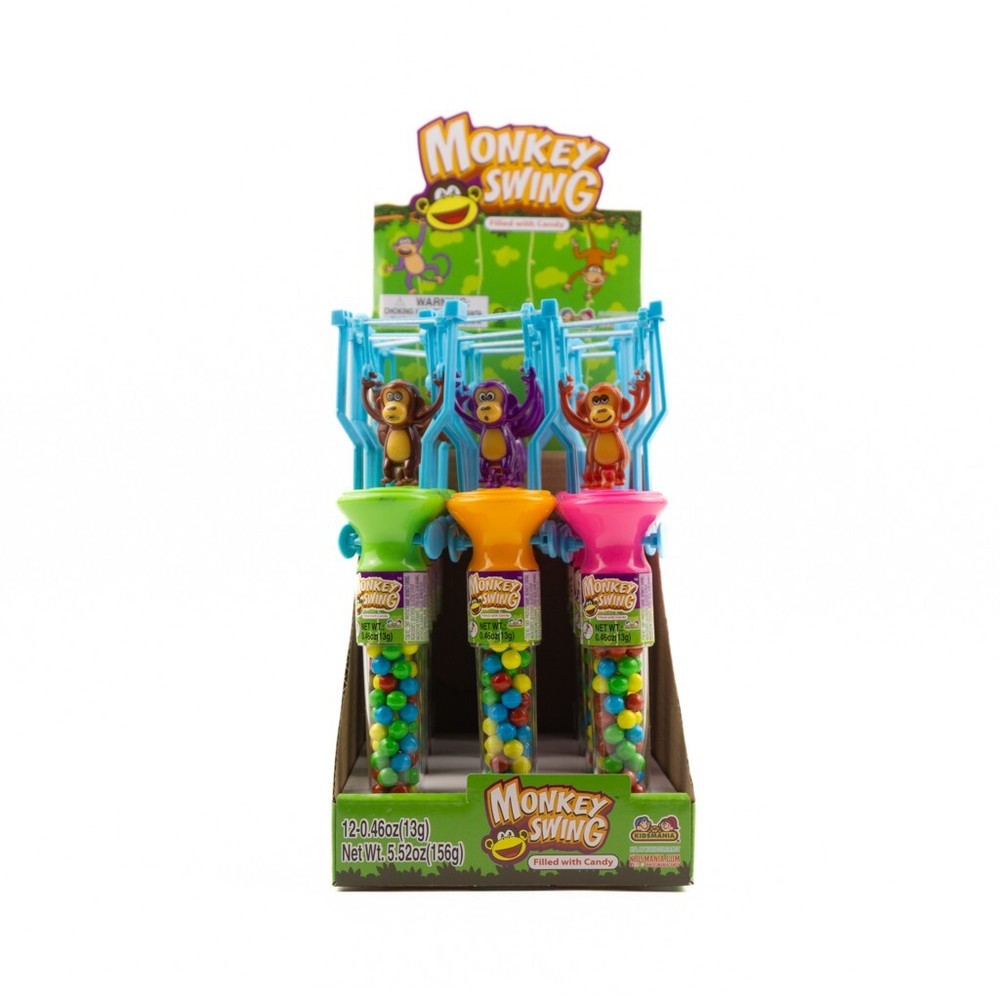 Kidsmania Monkey Swing Filled With Candy 12 Pieces