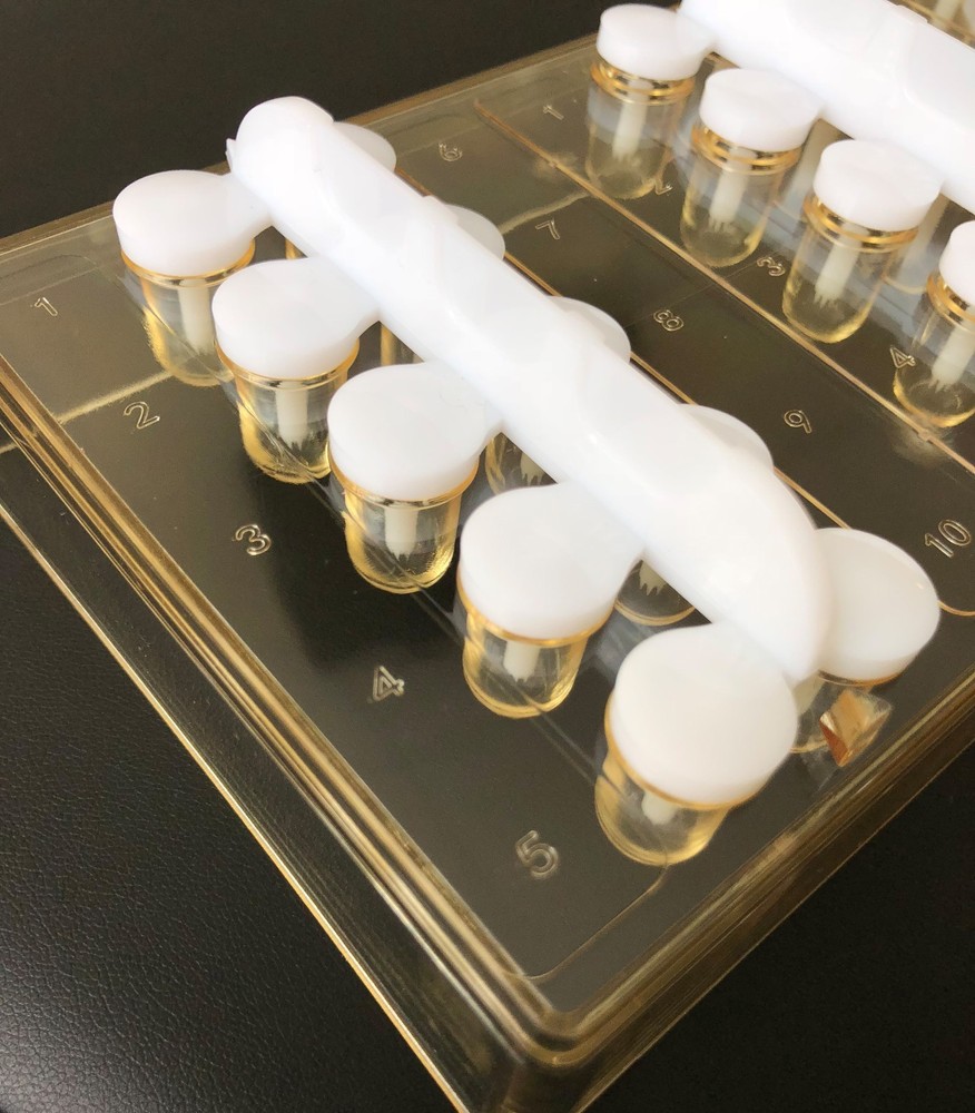 ALLERGY 40-VIAL TRANSLUCENT PLASTIC TRAY
