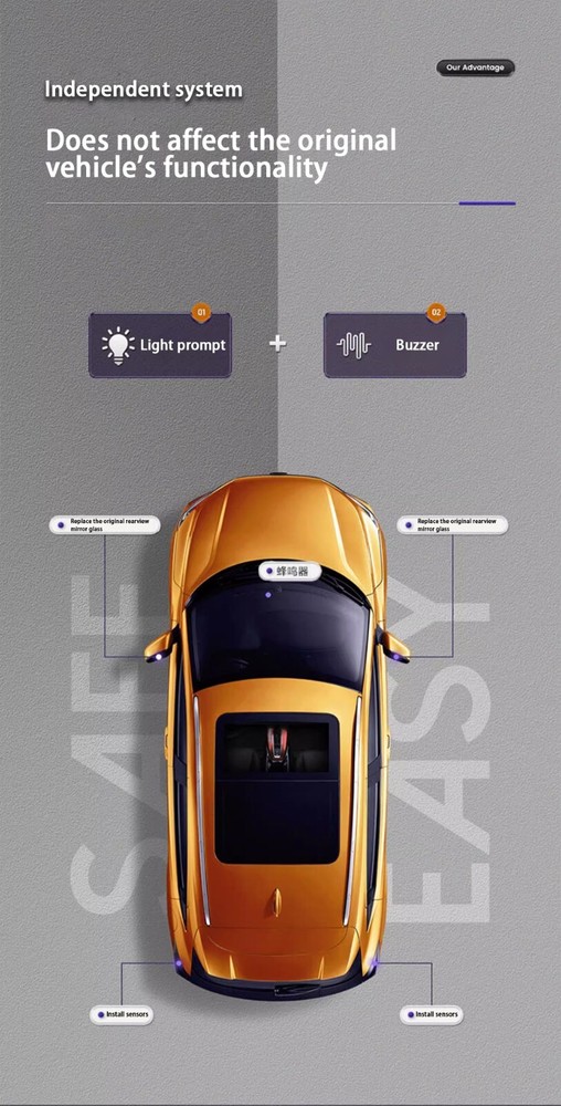 Blind Spot Detection Lane Change Warning BSD for BMW 3 Series M3 E90 E91 E92 E93