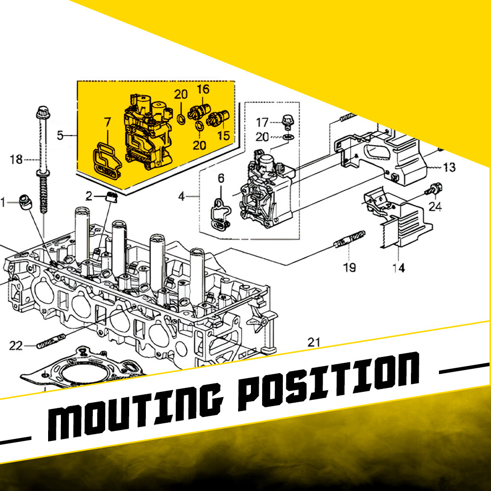 For 2008-12 Honda Accord 2.4L VVT Engine Variable Timing Solenoid Valve VV1189 Y
