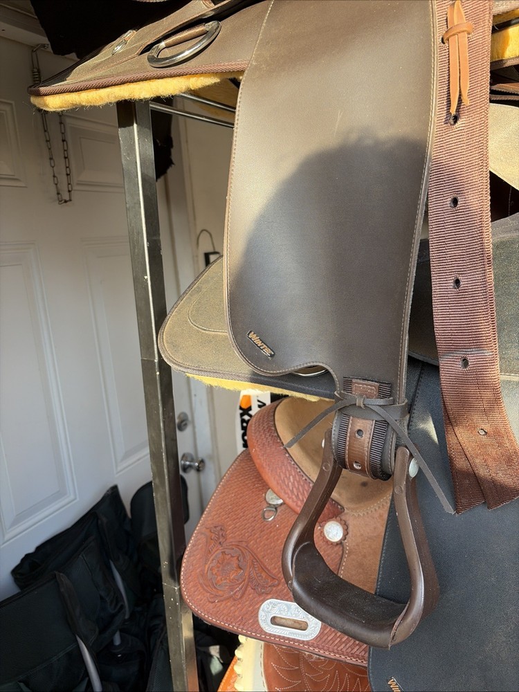 Four Saddle Rack(saddles Not Included)