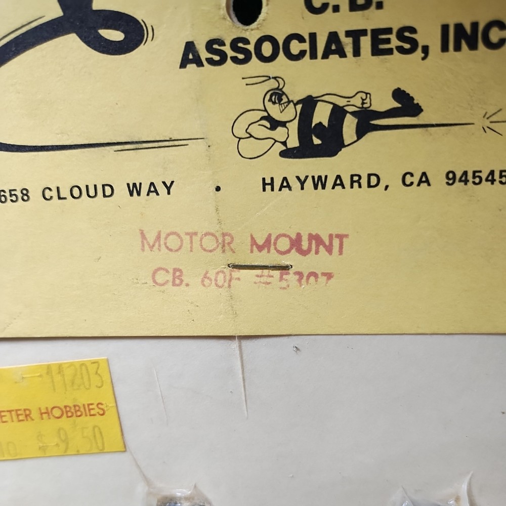 C.B. Associates 60F #5307 Engine Mount