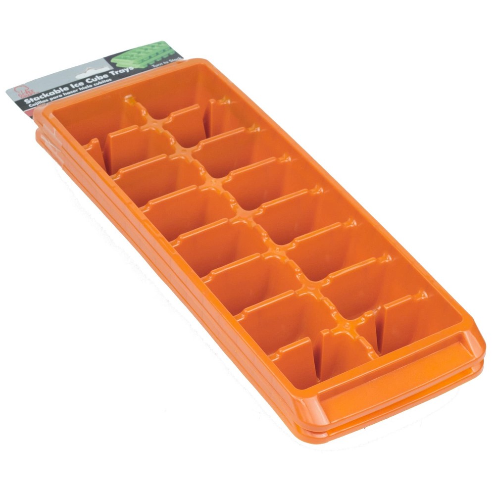 Chef Craft 21846 Select Stack or Nest Ice Cube Tray, 2 pieces, Color May Vary