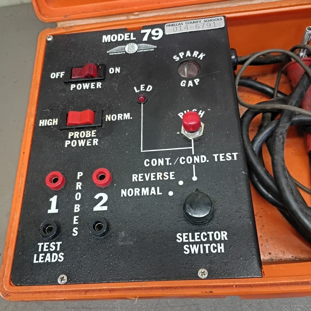 Vintage Merc O Tronic Model 79 Ignition Analyzer - INCOMPLETE *READ* Untested