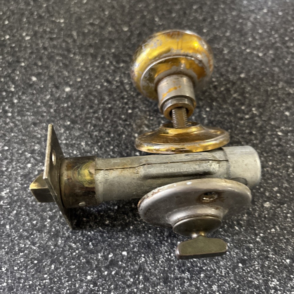 Vintage Metal Closet Hallway Door Knobs
