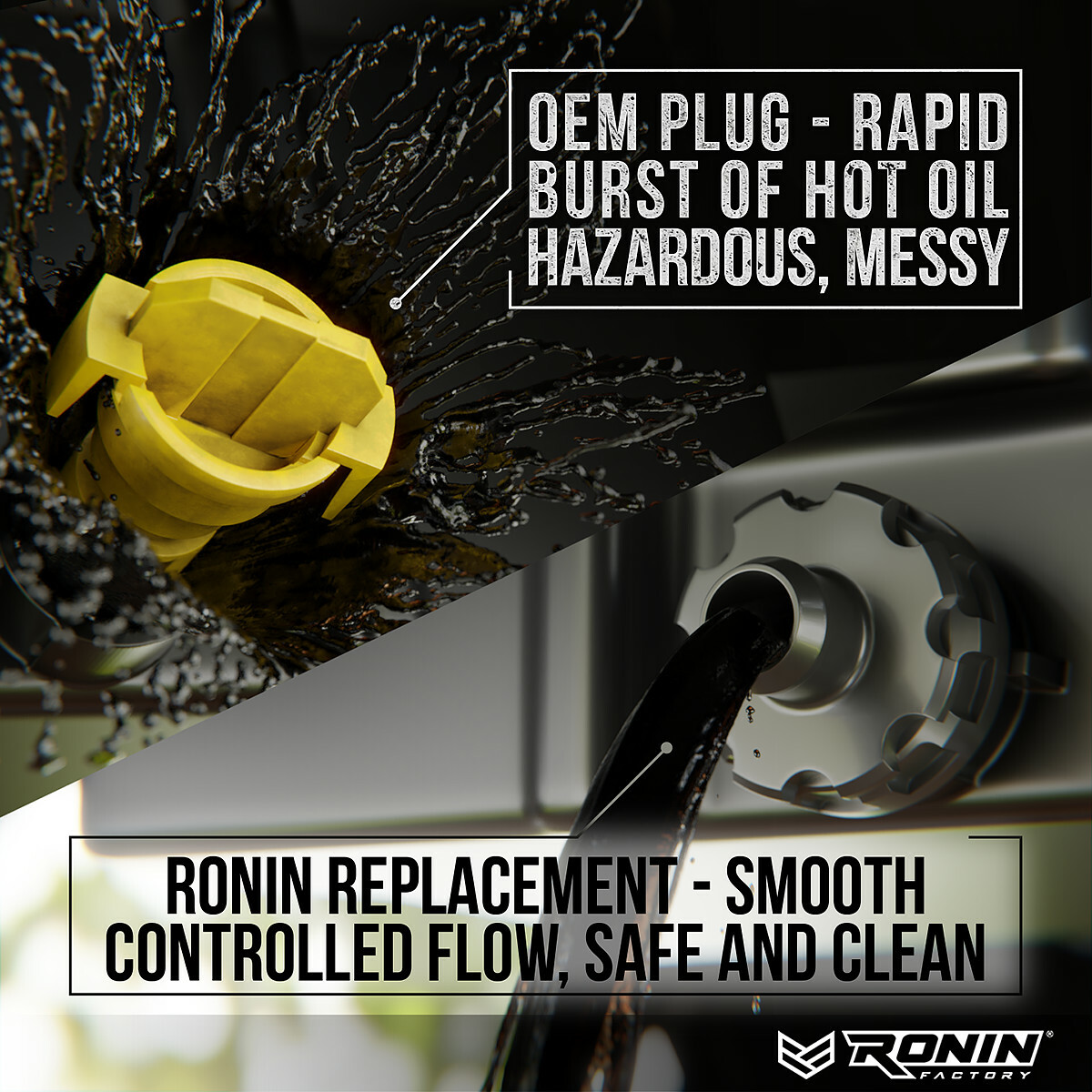 Ronin Factory Magnetic Ford Oil Drain Plug Ford F150 Raptor Bronco Mustang NEW