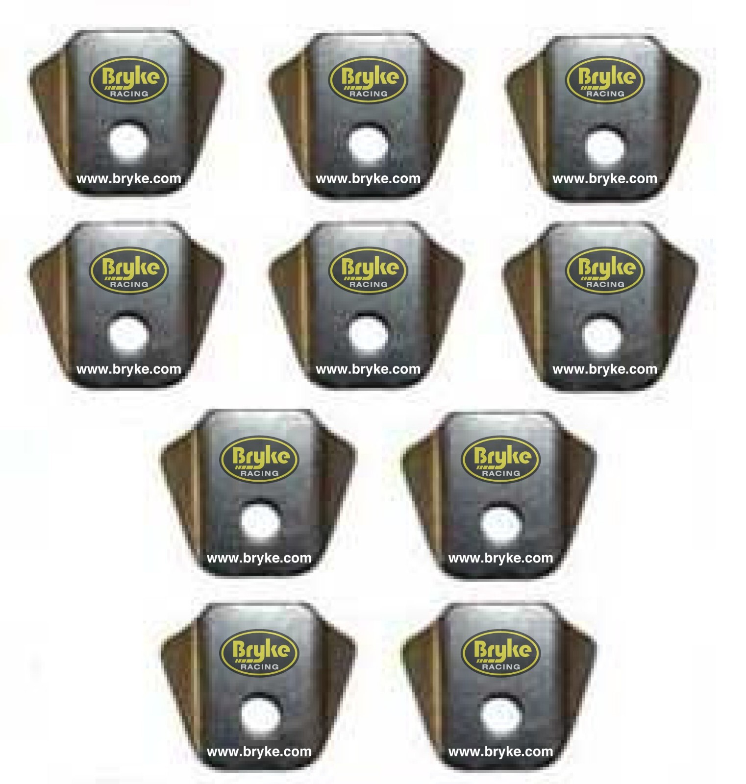 Trick Tabs 10 Pack 3/8" Hole Gussets Tab IMCA Off Road