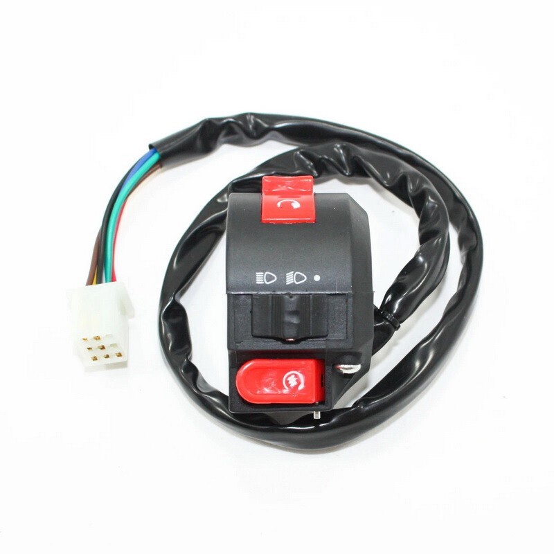 7 WIRES KILL LIGHT STARTER SWITCH ATV QUAD 4 WHEELER KS02