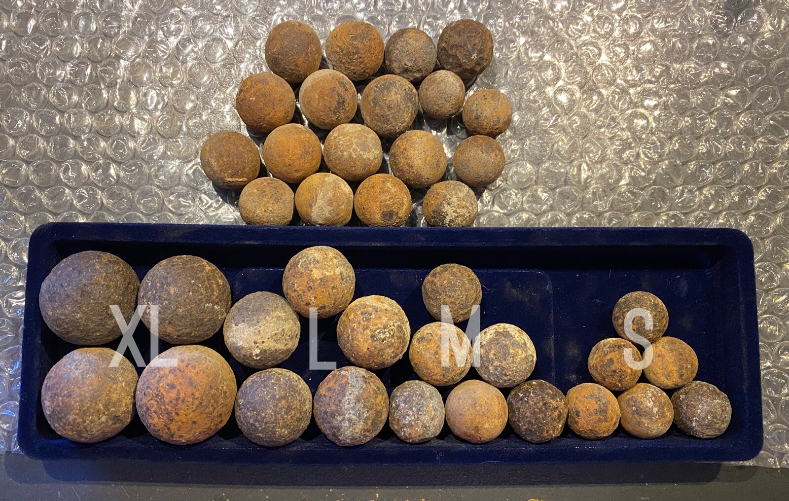 RARE Historic Old West Cast Iron Mill Ball. GOLD SILVER Mining History - M Size