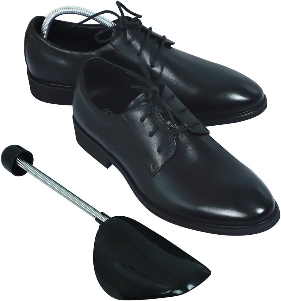 10 Pairs Plastic Shoe Trees for Men (Black)