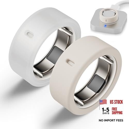 Protector Compatible for Oura Ring 4/Gen 4 for 8/9/10/11 Clear+Starlight