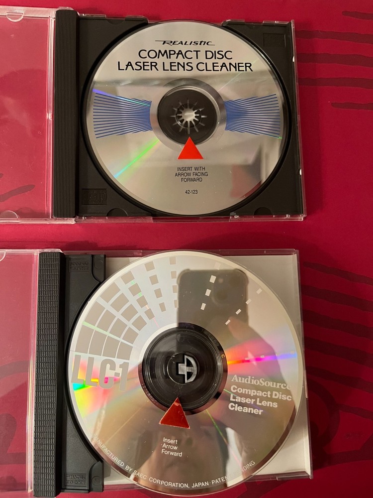 2-Pack Compact Disc Laser Lens Cleaners