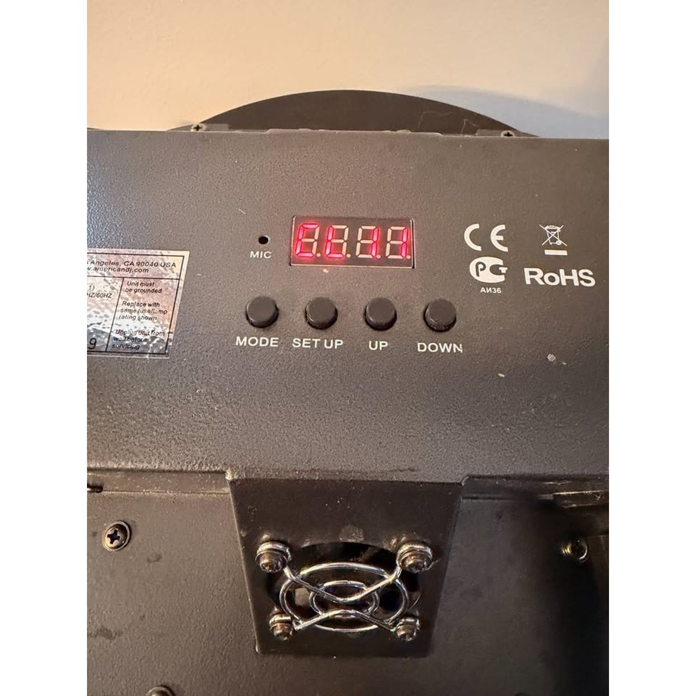 American DJ Flat Par QA12 Stage Lighting Effects Fixture