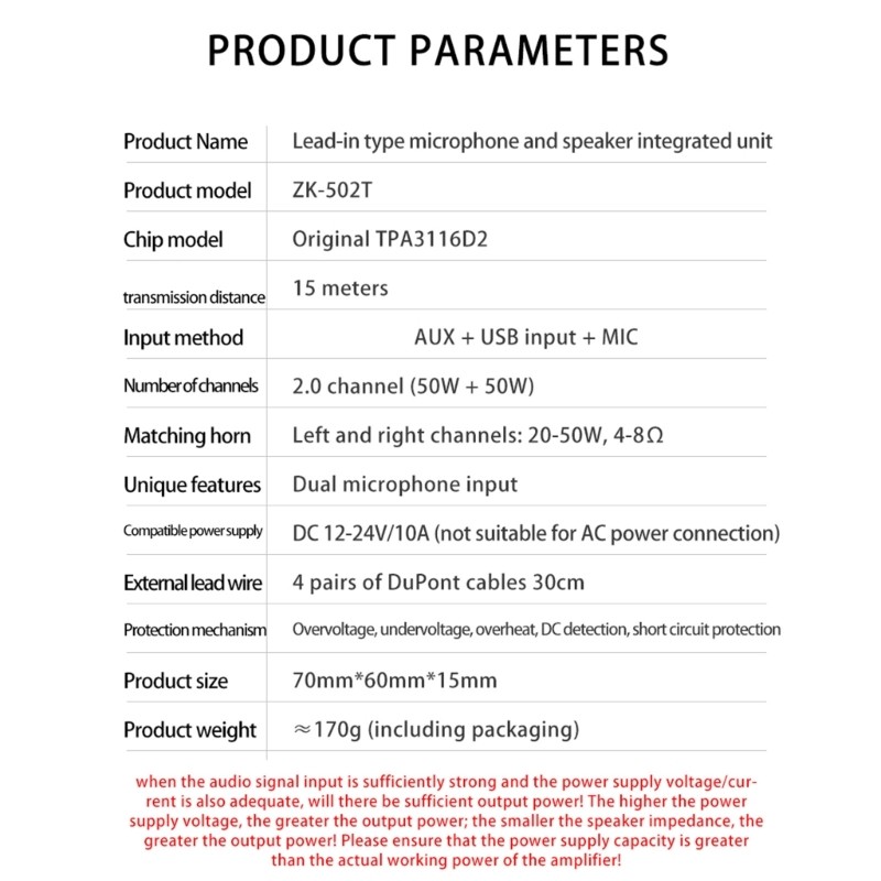 Efficient Power Output Amplifier Board For Multi Device Audios Systems