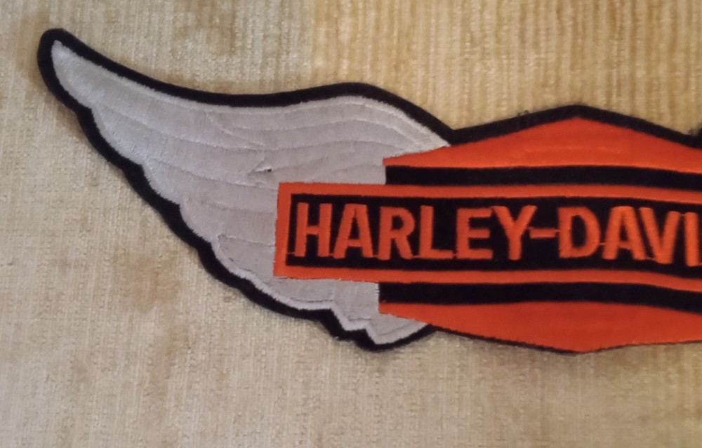 Vintage Original 12" Harley-Davidson Patch