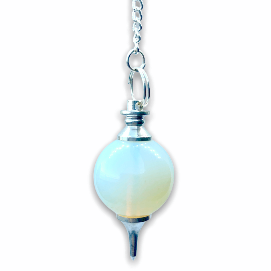 Opalite Stone Sphere Pendulum