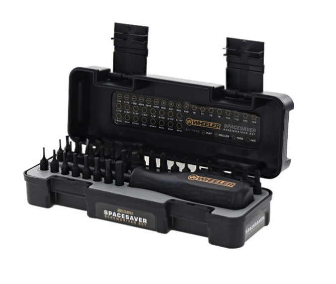 Wheeler 36 Piece Spacesaver Screwdriver Set