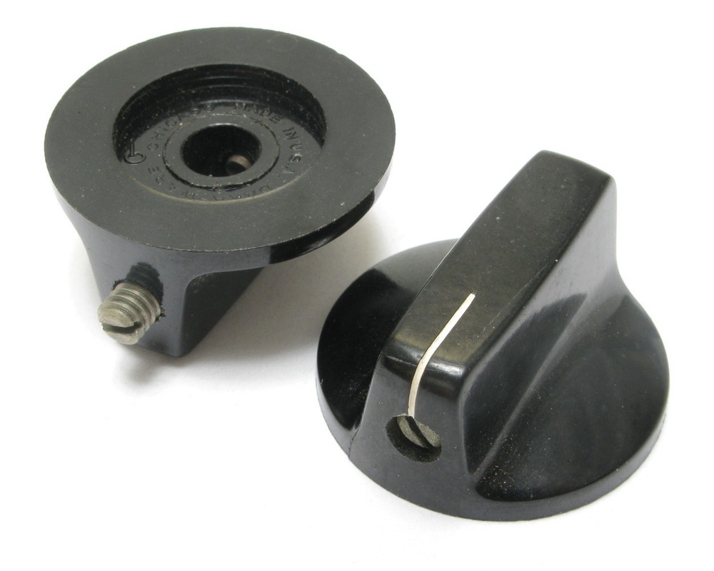 Daka-Ware Series 1500 Vintage Pointer Control Knobs, 2pcs