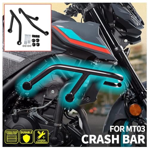 Motorcycle Steel Crash Bar Highway Freeway Engine Guard Bumper Frame Falling