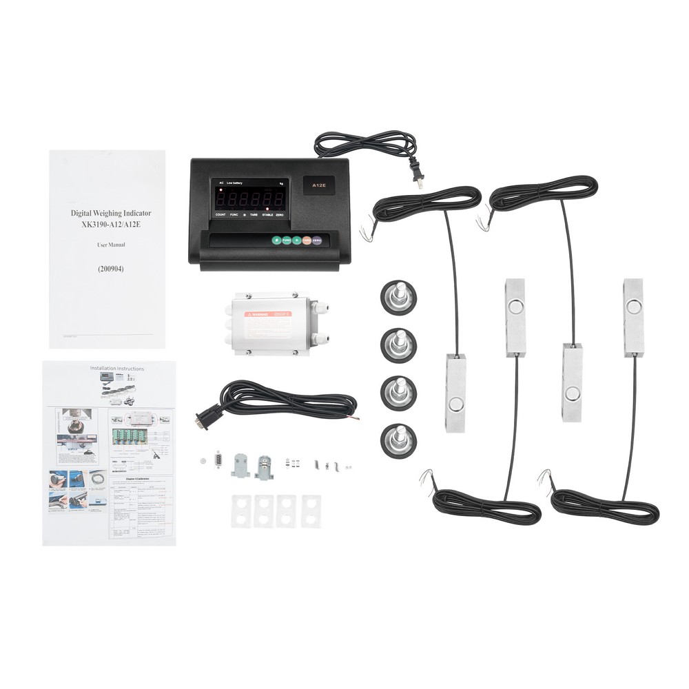 Livestock Scale Kit 5000LBS High Precision Indicator Platform Scale Waterproof