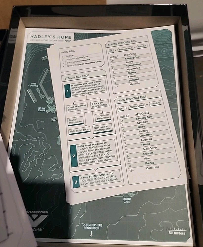 Alien RPG: Evolved Edition Starter Set With Partial Rapture Protocol Minis Box