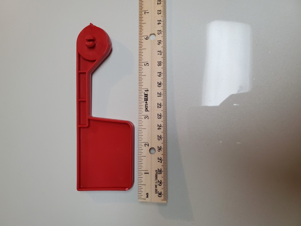 Durable Red Plastic Flag Replacement For Missing Broken Mailbox New MB515 MB505
