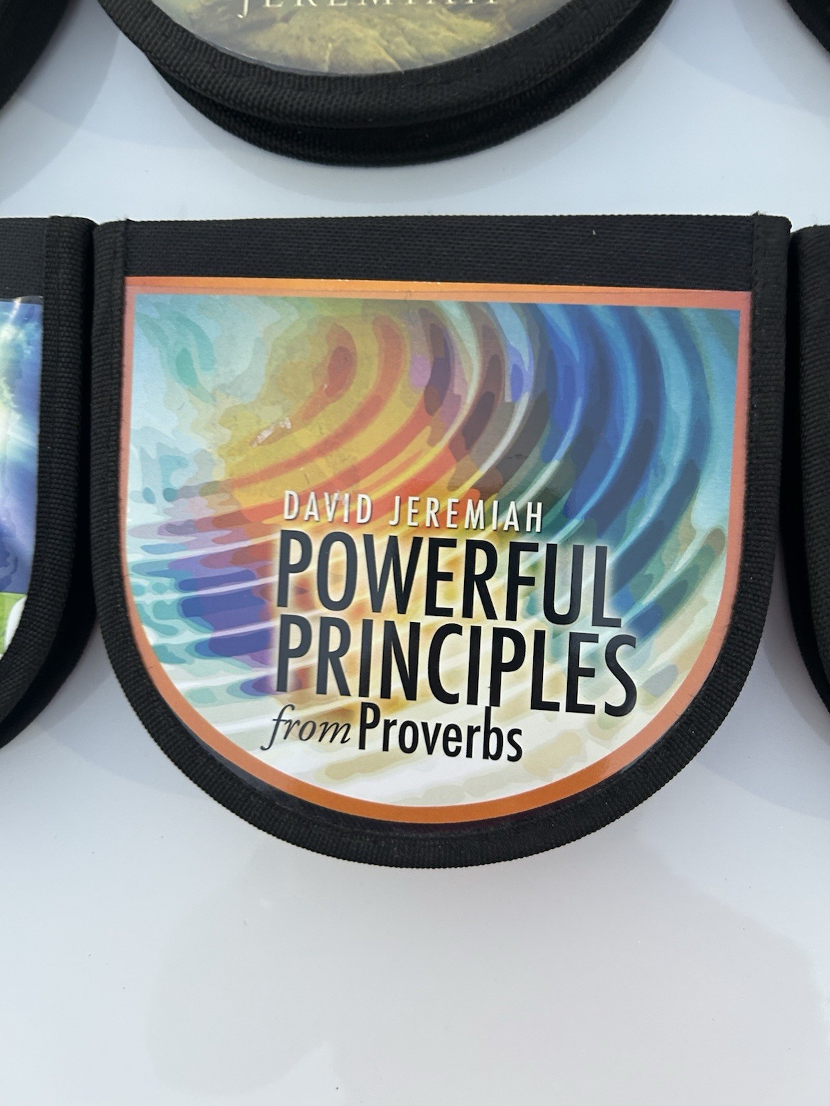 Dr. David Jeremiah Lot of 10 CDs Sermons and Teachings Series zippered cases