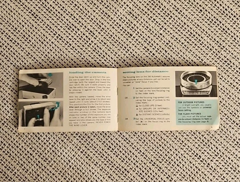 Vintage Argus 260 Automatic Camera Owner Manual Operators Guide