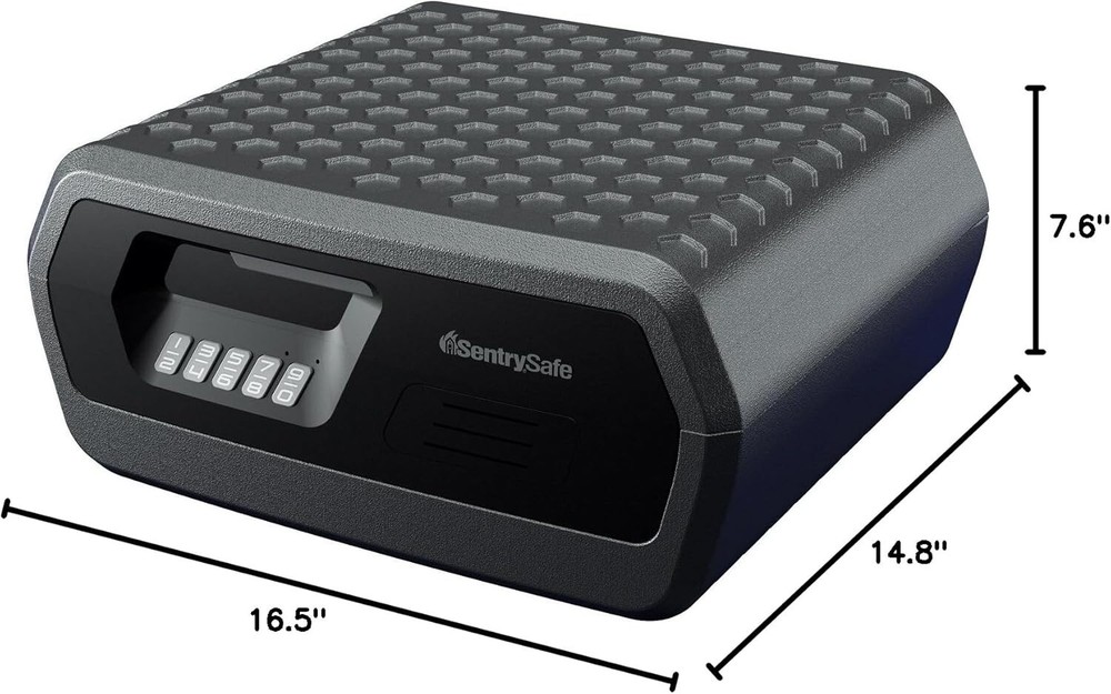 Waterproof Fire Safe with Digital Lock - Compact 0.36 Cu Ft Storage Solution