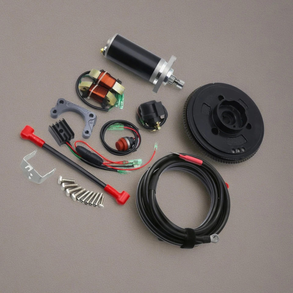 1set Electrical start conversion kit For Mercory 4 Stroke 9.9HP Outboard Motor