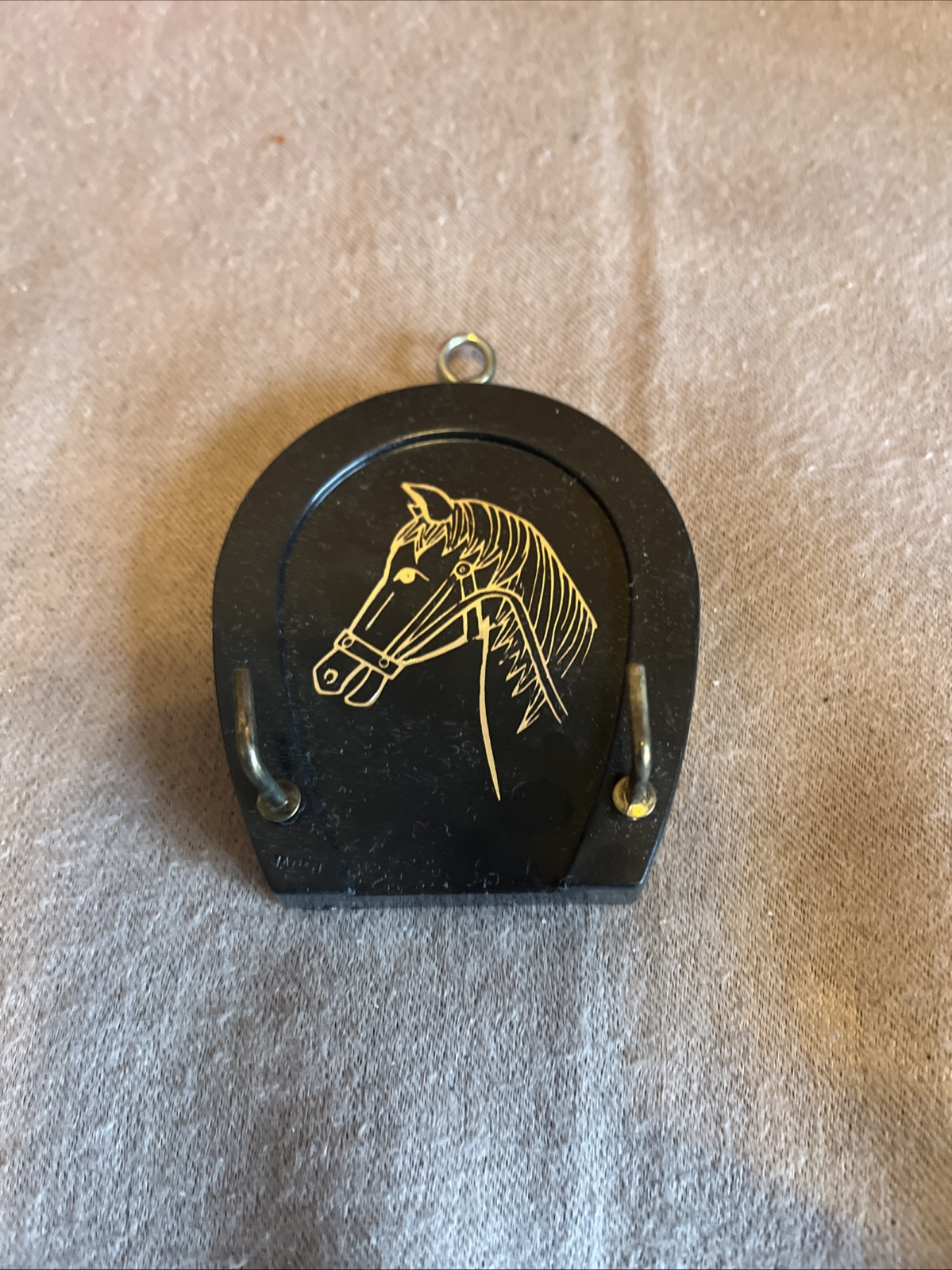 VTG 1960's REGENCY Travel Horse Brush, Shoehorn & Wall Plaque NEW IN BOX UNUSED