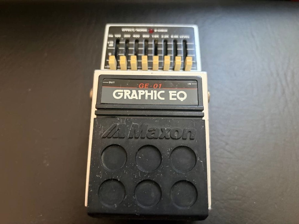 Maxon GE-01 Graphic Equalizer Made in Japan Untested