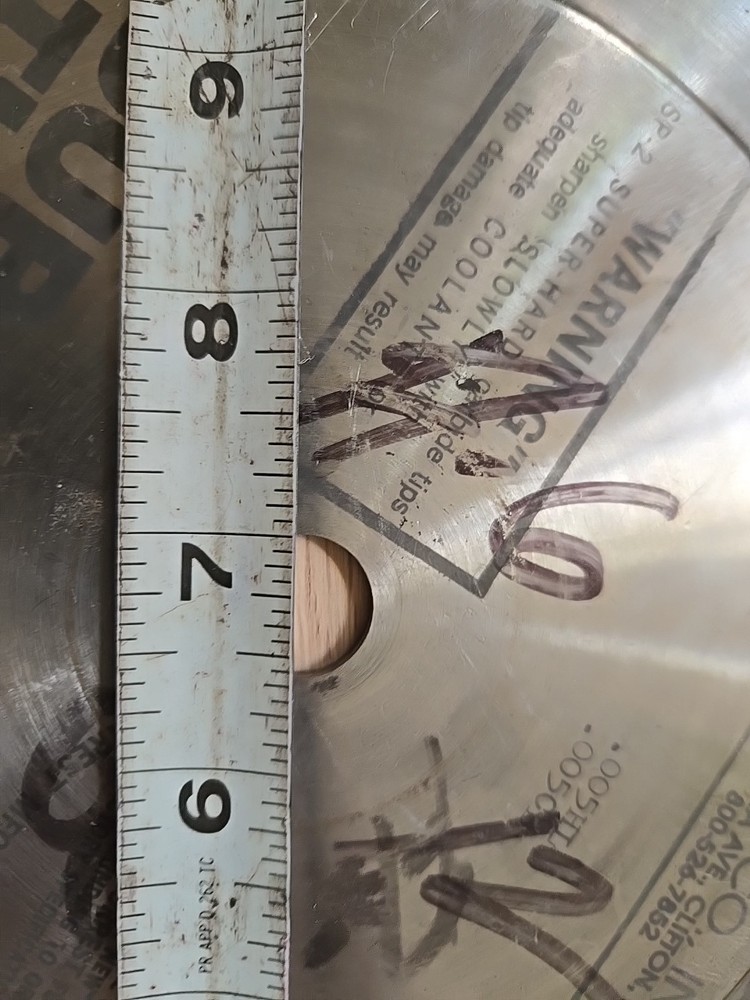 Forrest Duraline Thin-rim 10 Inch Blade 80 teeth- Missing One