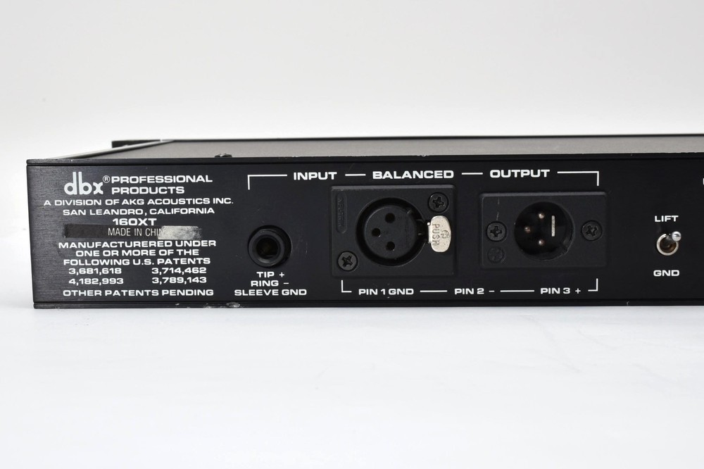 dbx 160XT Compressor Limiter Professional Studio Rack Audio Tested Working Japan