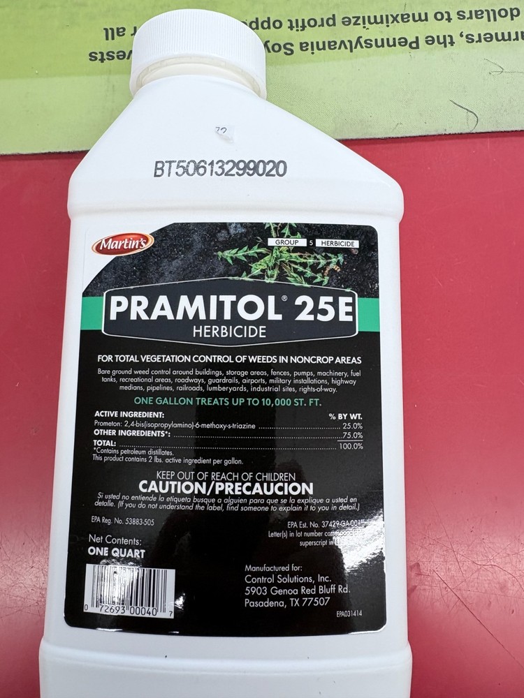 PRAMITOL 25 E TOTAL VEGETATION CONTROL ( 1 QUART )  CONCENTRATE