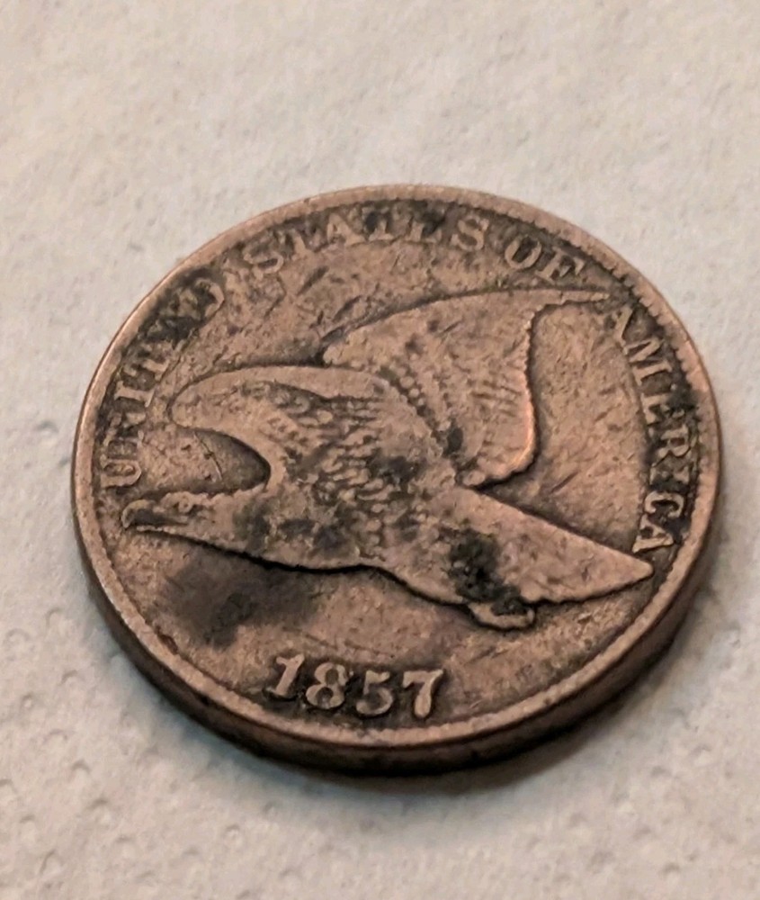 1857 Flying Eagle One Cent Penny