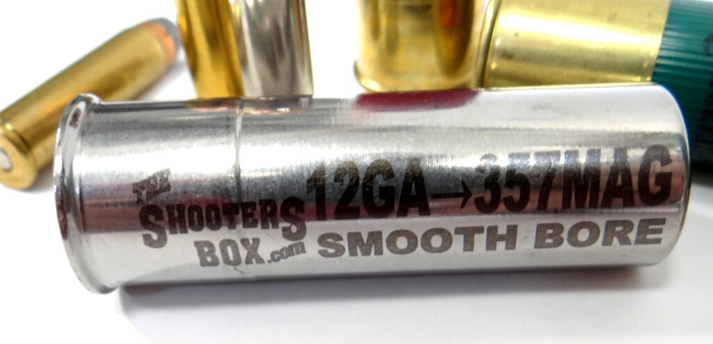 12GA to 357 Magnum Shotgun Adapter - Chamber Reducer - Stainless - Free Case !!!