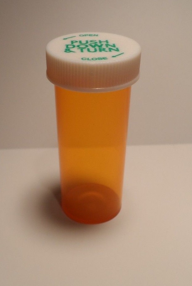 RX Prescription Medicine Plastic Storage Bottles & Caps BRAND NEW Many Sizes