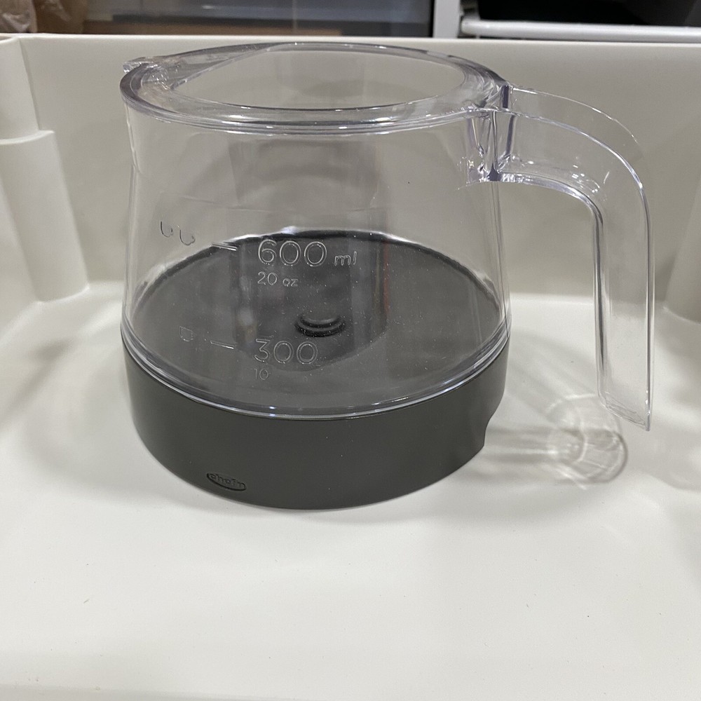 *New* CHEF'N Hassle-Free COFFEE POUR-OVER DIFFUSER Grey/Clear Plastic Imported