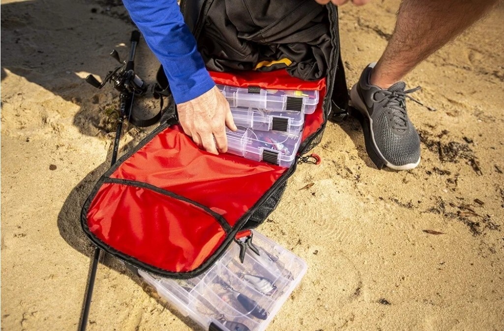 Plano E-Series 3600 Fishing Backpack Tackle Box Water Resistant w/ Pockets Black