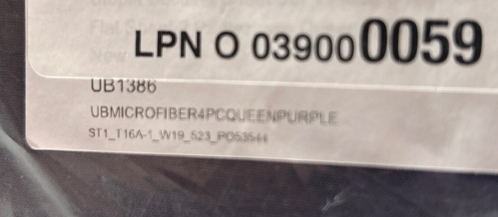 Utopia Brushed Microfiber Sheets Purple Queen 4 Piece Set Polyester