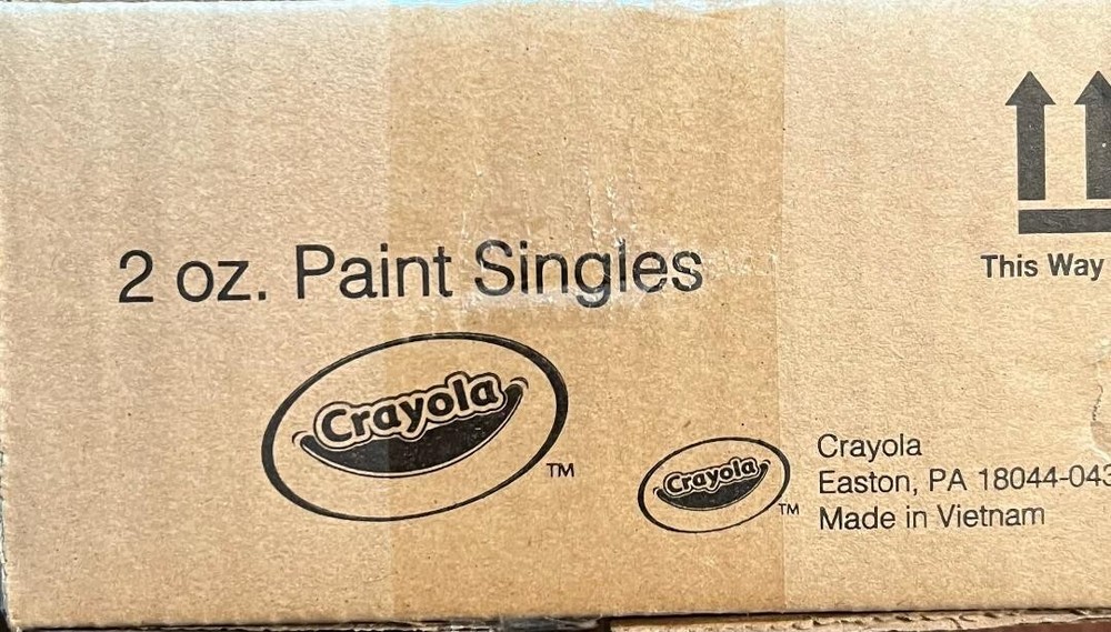 Crayola Glitter Paint 2oz singles 12 ct
