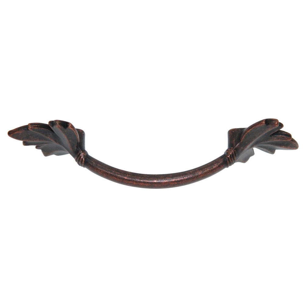 Amerock Nature's Splendor Rustic Bronze 3"cc Leaf Cabinet Handle Pull BP4451RBZ