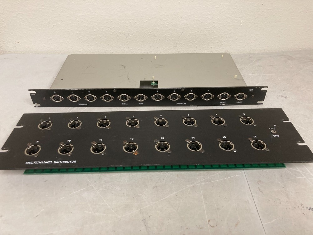 XLR patch panel MULTICHANNEL DISTRIBUTOR" Expansion Module 2pcs
