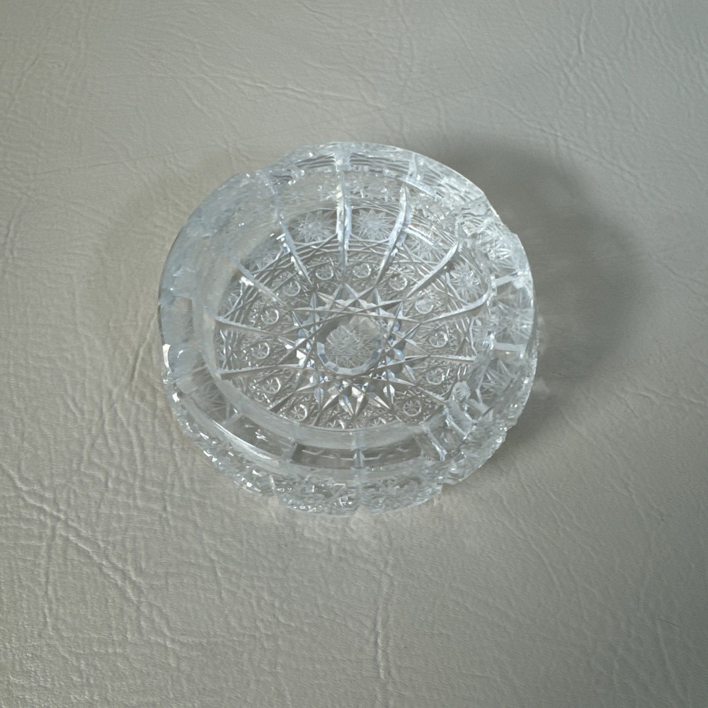 Crystal Clear Ashtray 4 1/2 Inch