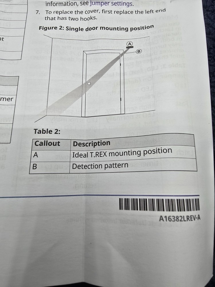 Kantech T-REX-LT Request to Exit Detector with Tamper and Timer White