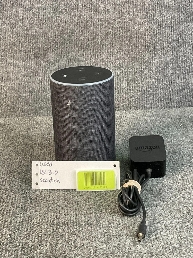 Amazon Echo 2nd Generation Smart Speaker Wi-Fi & Bluetooth Wireless Connectiv