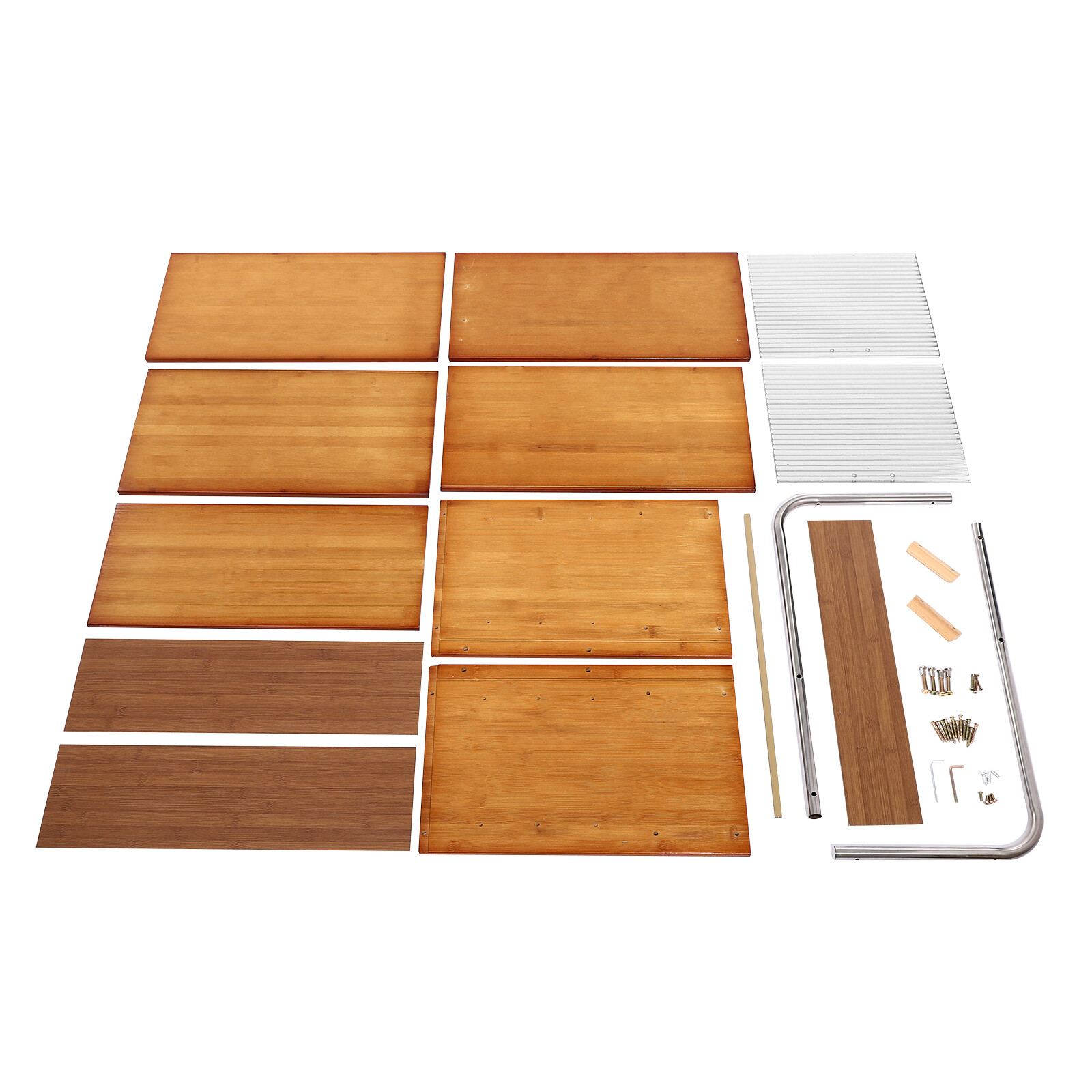 Microware Stand Kitchen Island Storage Cabinet with Open Shelves & Doors