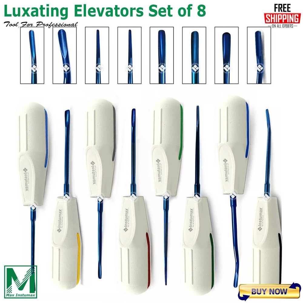 Instumax Surgical Luxation Instruments Dental Tooth Extraction Root Elevators CE